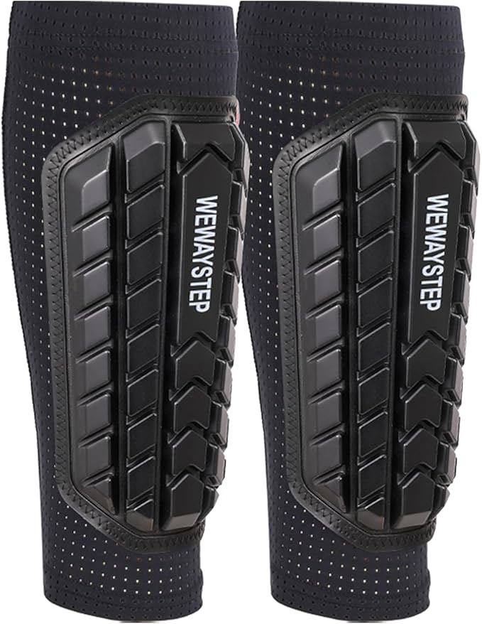 Shin Guards Soccer Kids Youth, Adult Shin Guards with Honeycomb Padding，Breathable & Anti-Slip Calf Compression Sleeves
