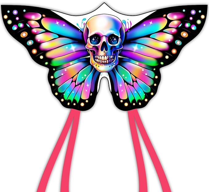 Butterfly Kites for Kids & Adults, Easy to Fly Design with Long Tail for Stability, for Kids Ages 4-8 & Beginners, Beach & Park Use | Family Outdoor Fun
