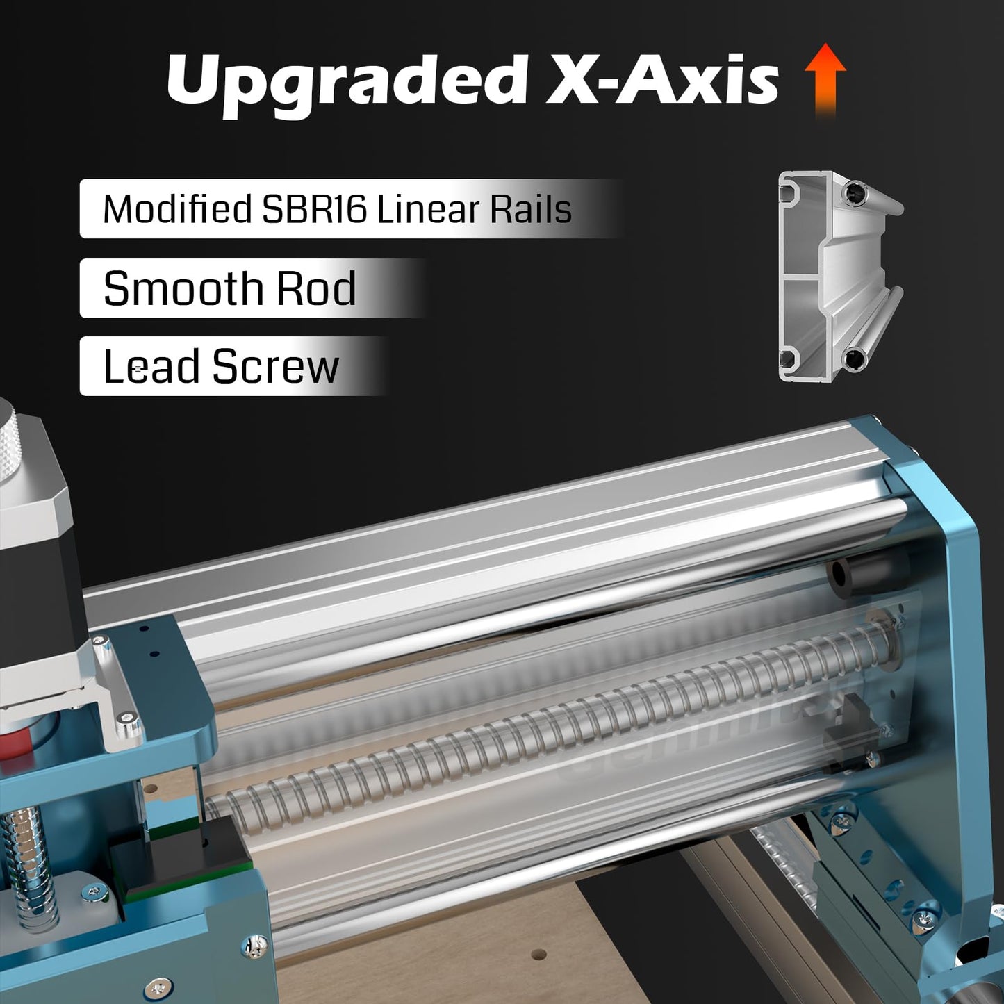 SainSmart Genmitsu 4040-PRO MAX CNC Router + Fractal Vise with 100° Adjustable Jaw for Irregular Shape, 120mm Clamping Range