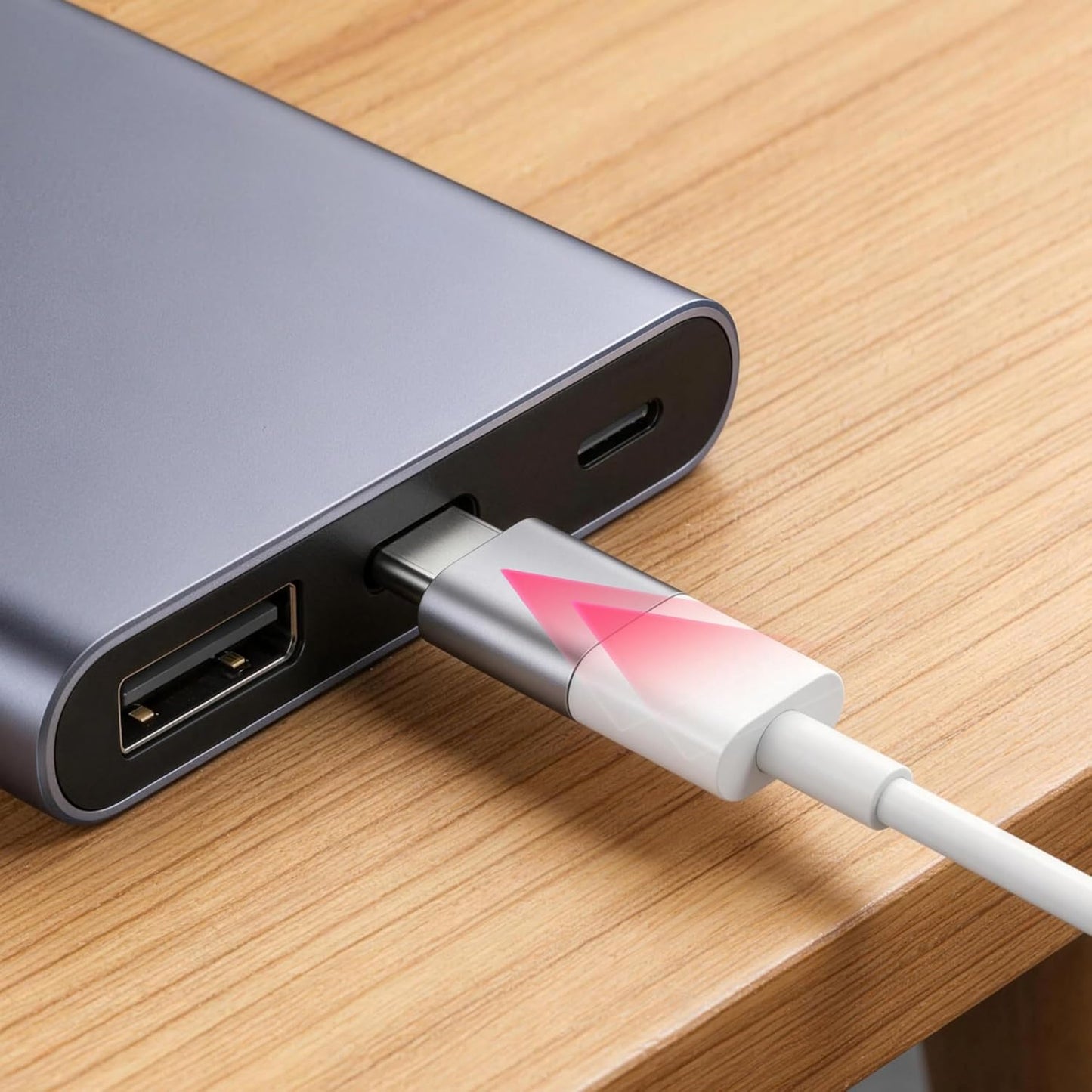 MSUALZO 2.7FT 1-Pin 5V/1A Rose Charger Replacement Single Point Magnetic USB Charger Cable, USB Magnetic Charger