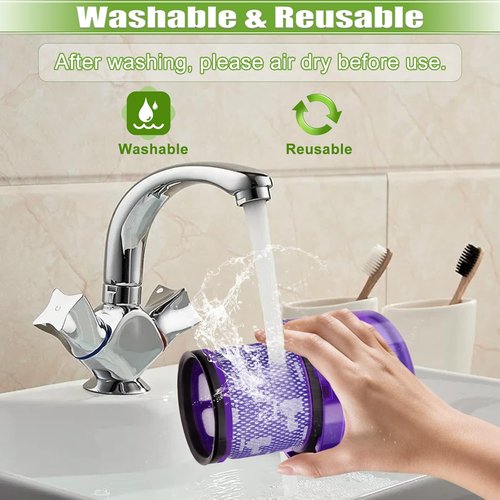 Dyso.n V15 Filter Replacement - 3 Pack for V15 Detect, V11 Animal & Torque Drive Vacuums