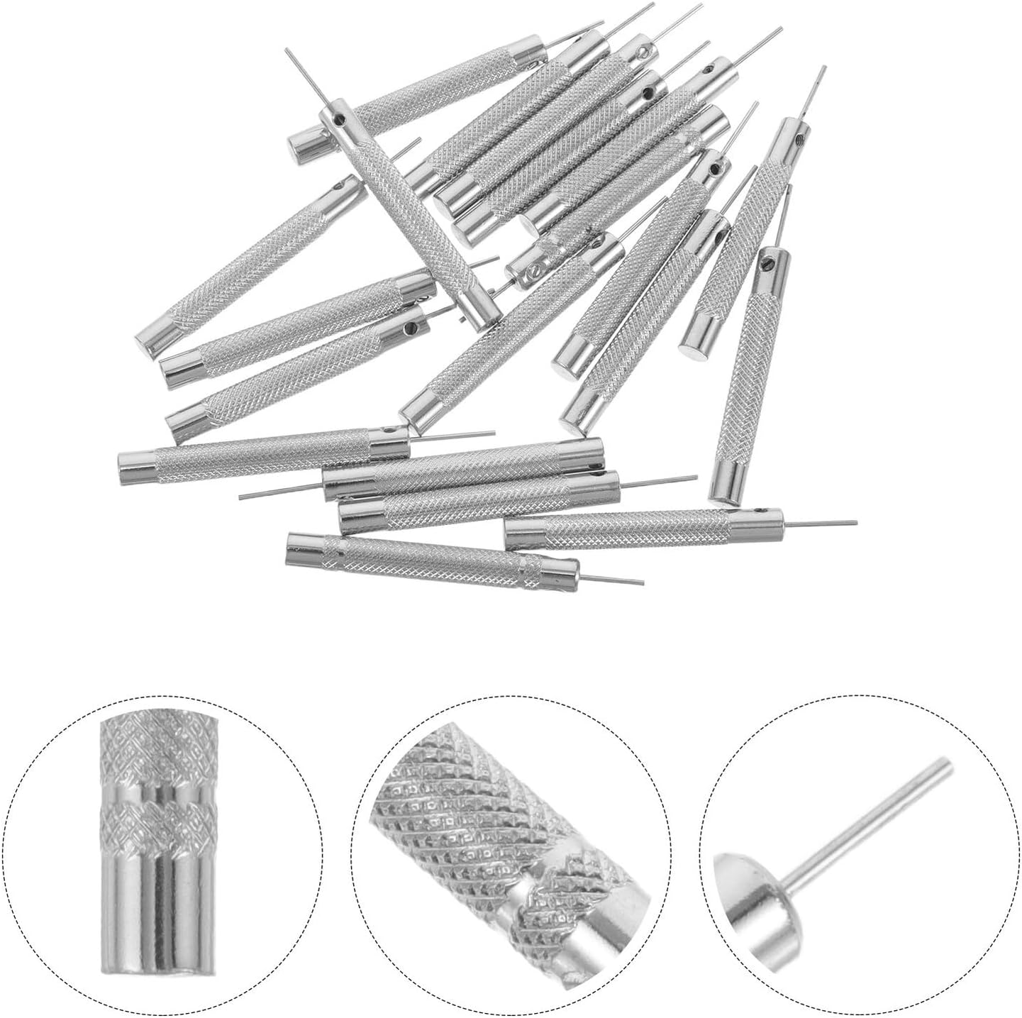20pcs Set 0.8mm VALICLUD Sim Card Ejector Pins Mobile Phone Card Removal Tool with Interchangeable Tips for Smartphone