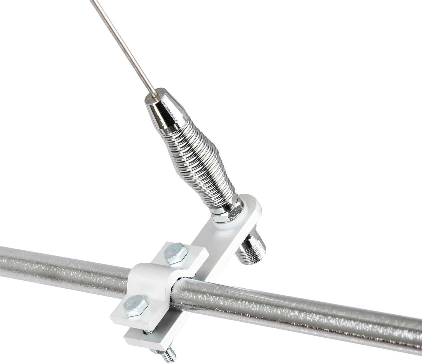 RoadPro (RP-557) 28" 2" AM/FM Mirror Mount Stainless Steel Antenna Kit with Shock Spring