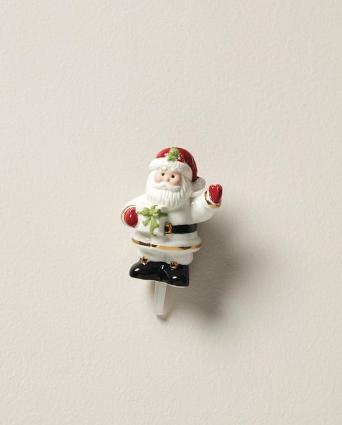 Lenox 894245 Profile Santa Popper, White, Christmas & Holiday Hosting