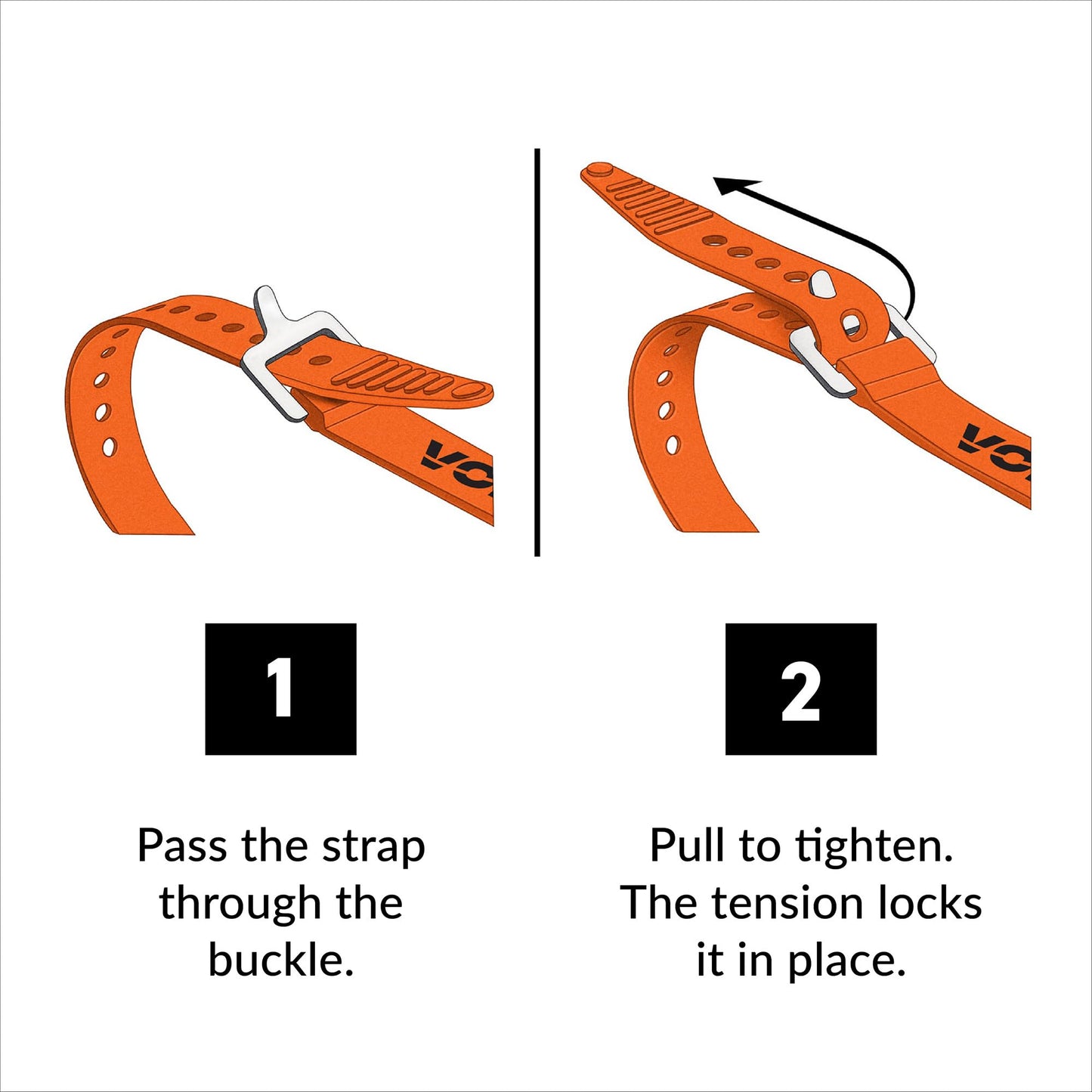 Voile Straps® 3 Pack – Aluminum Buckle | 3-Pack of Heavy-Duty UV-Resistant Polyurethane Straps | 15", 20", and 25" | Outdoor, Bikepacking, Repairs – Made in USA (Red-Blue-Green)
