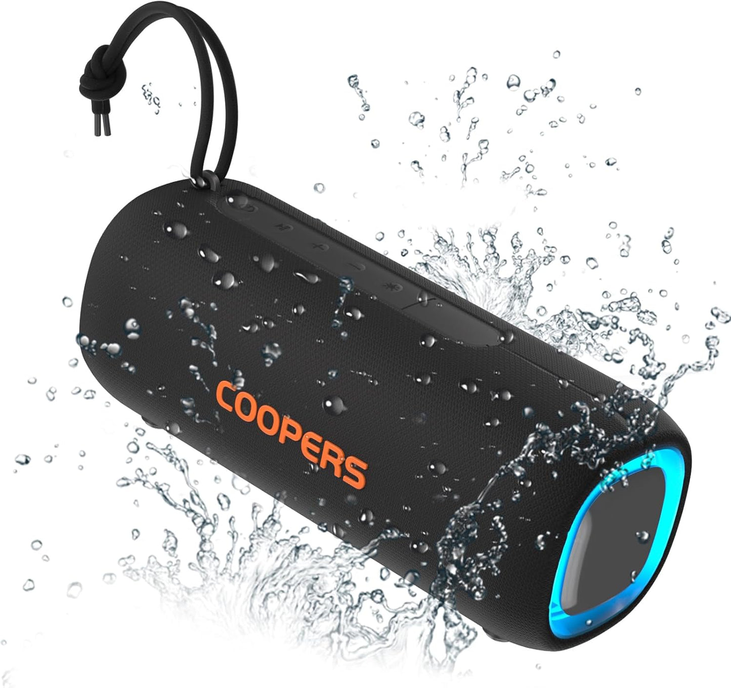 COOPERS IPX5 BT5.3, Portable Bluetooth Speaker, Wireless Bluetooth Speaker with Clear Loud Stereo Sound, Waterproof