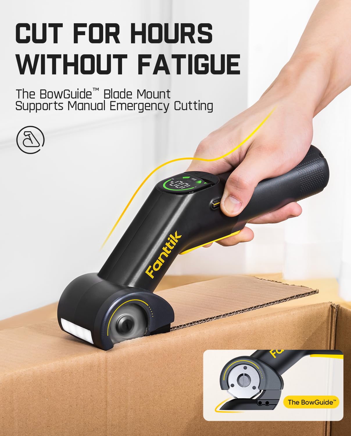 Fanttik C10 Pro BowGuide Electric Cardboard Cutter & Fanttik Y10 Pro 7.2V Cordless Pruning Shears with Brushless Motor