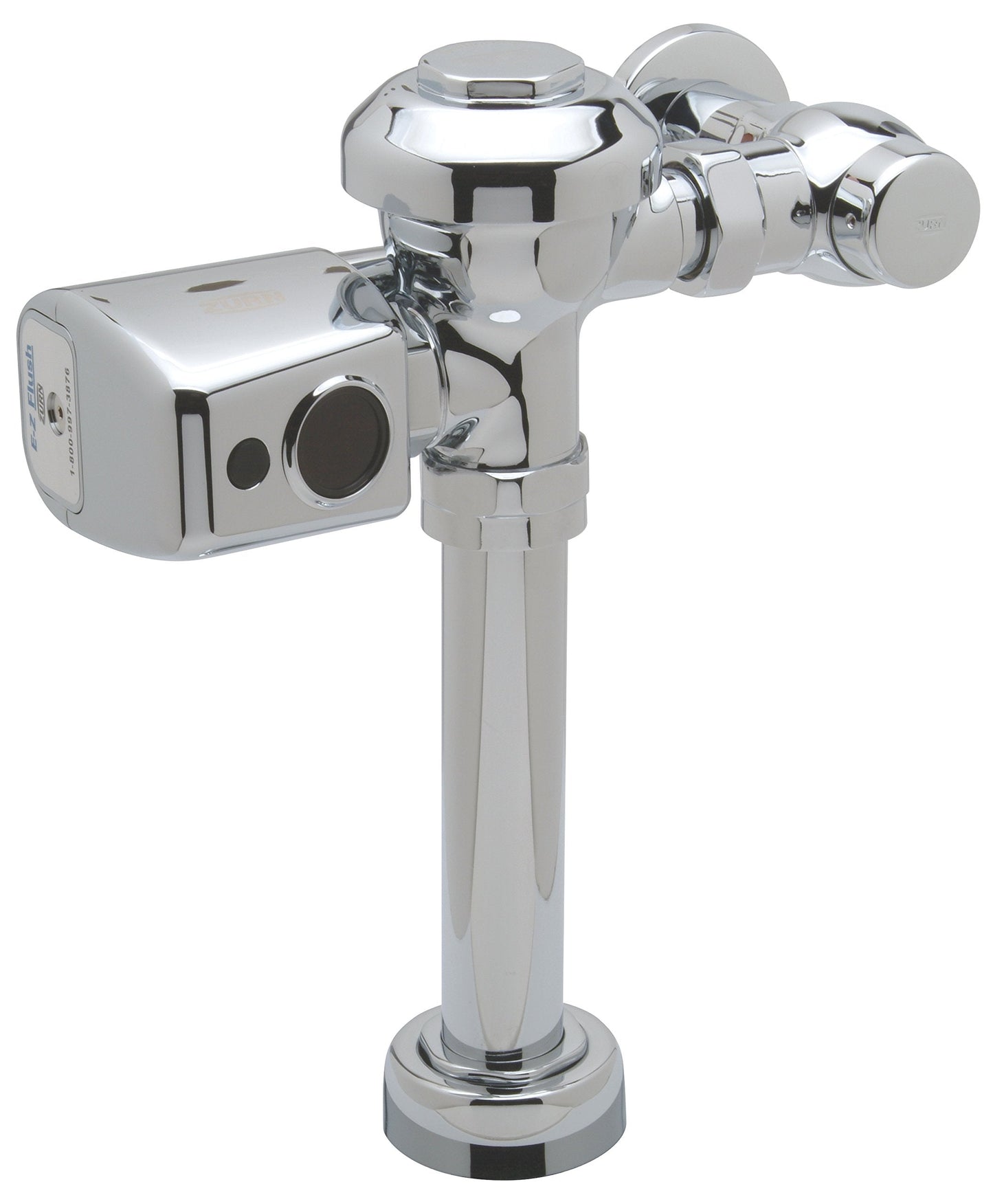 Zurn ZER6000PL-CP Sensor Operated Battery Powered Flush Valve For Water Closets