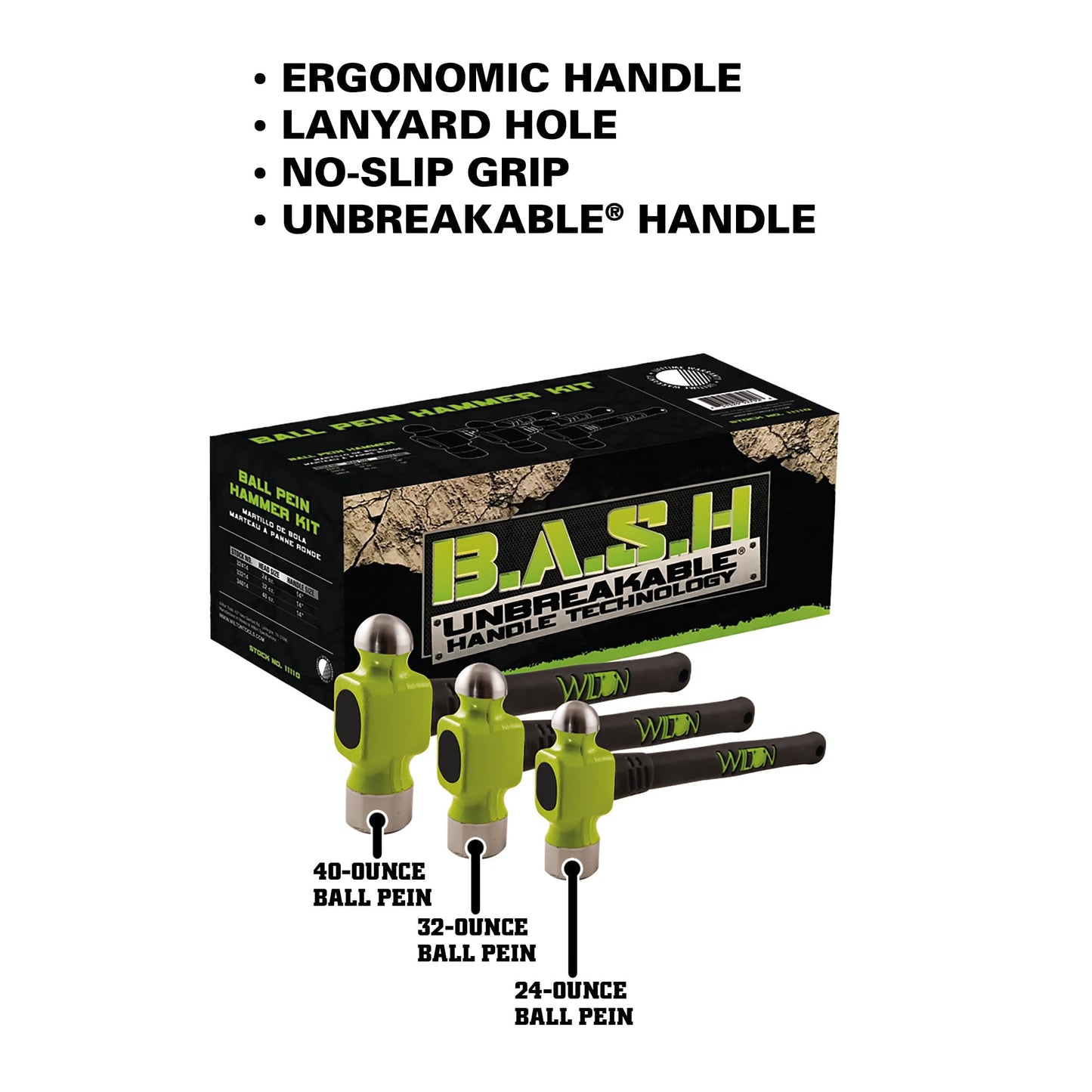 Wilton B.A.S.H Ball Pein Hammer Kit (11110)