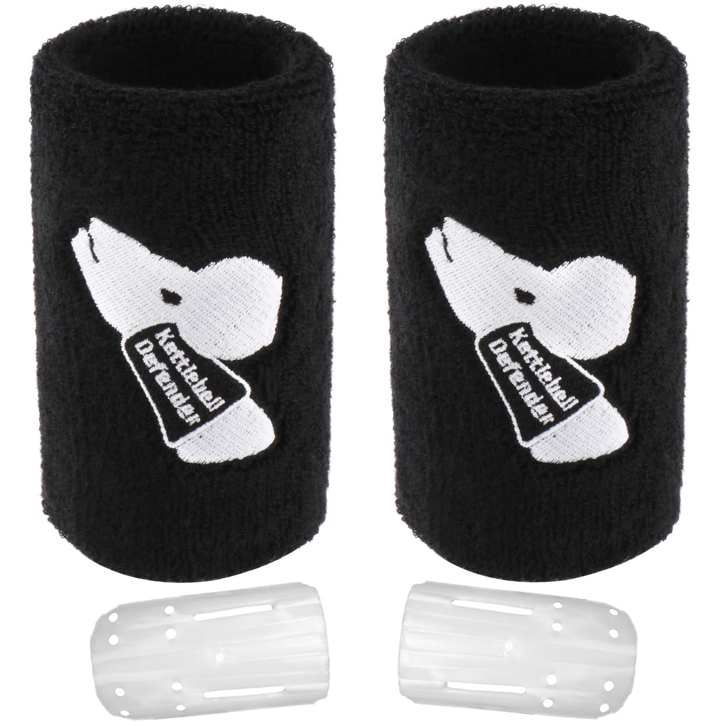 Kettlebell Wrist Guards for Men and Women, Tceapoo Sports Wrist Sleeve Athletics Sweatband Wrist Support Wrist Bands for Kettlebell Training, Weightlifting, Powerlifting and Crossfit (1 Pair)