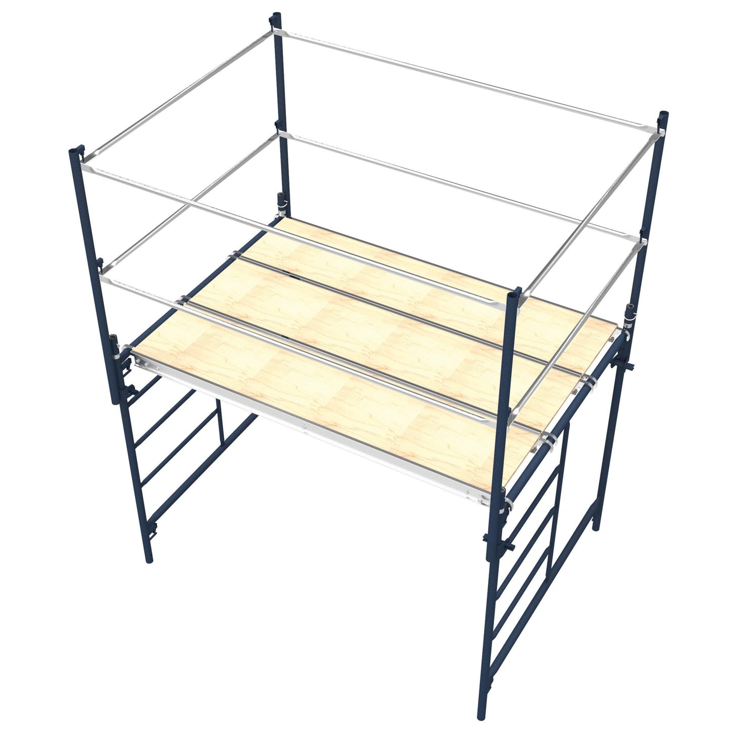 Metaltech 5ft.W x 7ft.D Scaffold Guardrail System - Model Number M-MG507K