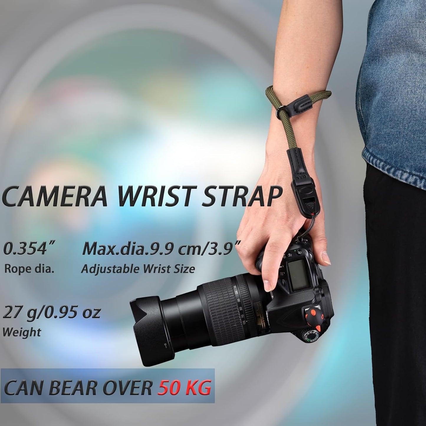 Quick Release Rope Hand Strap for Compact & DSLR Cameras - VKO