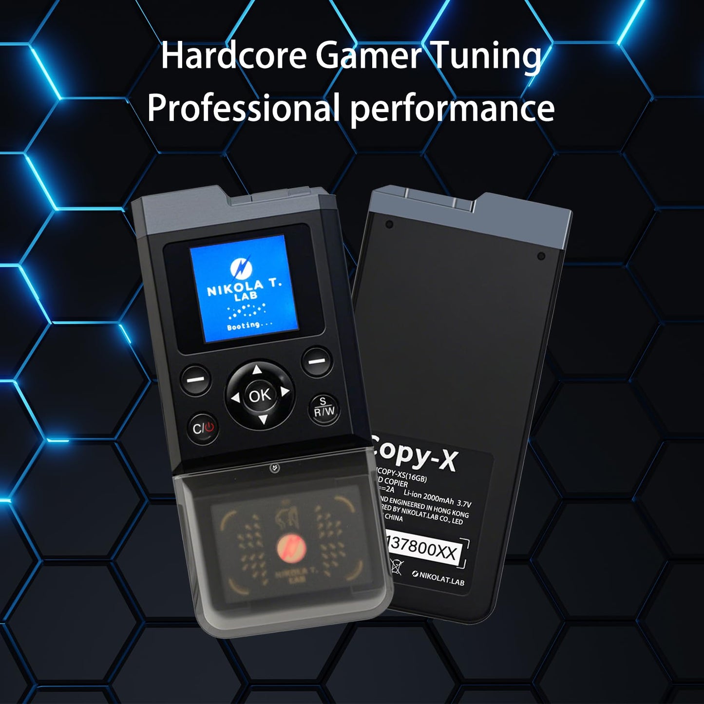iCopy-XS Handheld RFID Card Reader Writer Proxmark3-Based Duplicator with 1.3” IPS Display High-Speed Stable Performance Built-in 16GB Storage T5577 UID CUID EM4305 More One-Button Operation