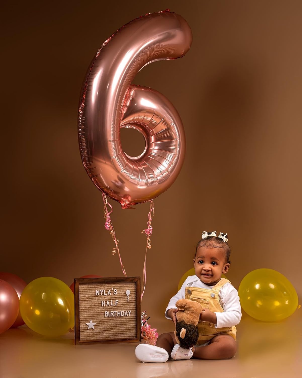 Rose Gold Number 11 Balloon - 40 Inch Birthday Decoration for 11th Birthday Parties