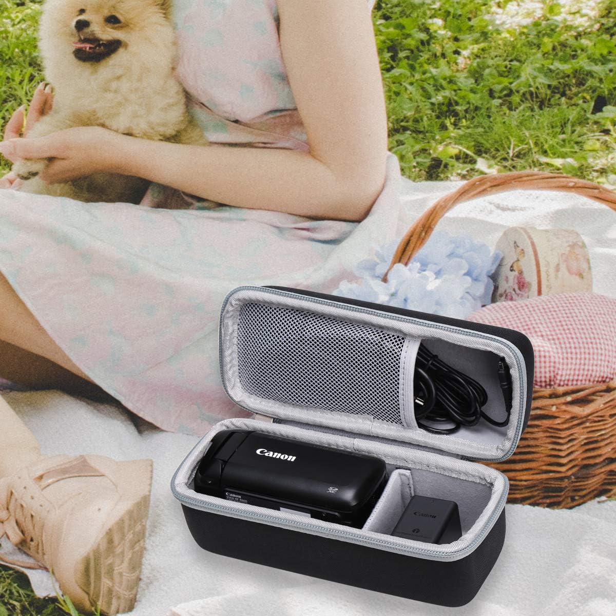 R800 R700 Aproca Case Compatible with kimire/ZYDIIE/Suttie/Canon VIXIA HF Digital Camera Recorder, Portable Storage Bag