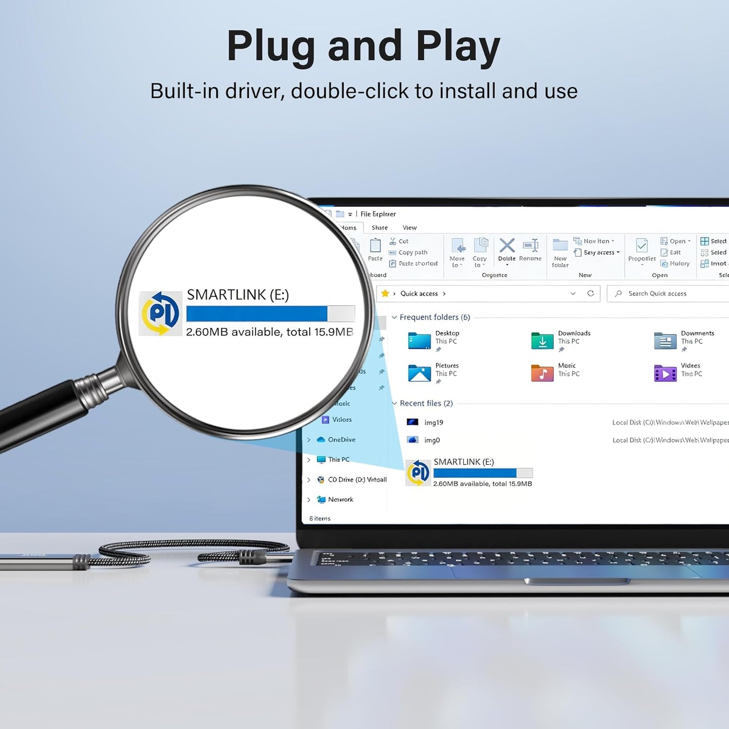 3.0 2 2 Elecan High Speed USB PC to PC Transfer Cable FT for Windows & macOS, USB A to A Direct Data Sync Link Bridge