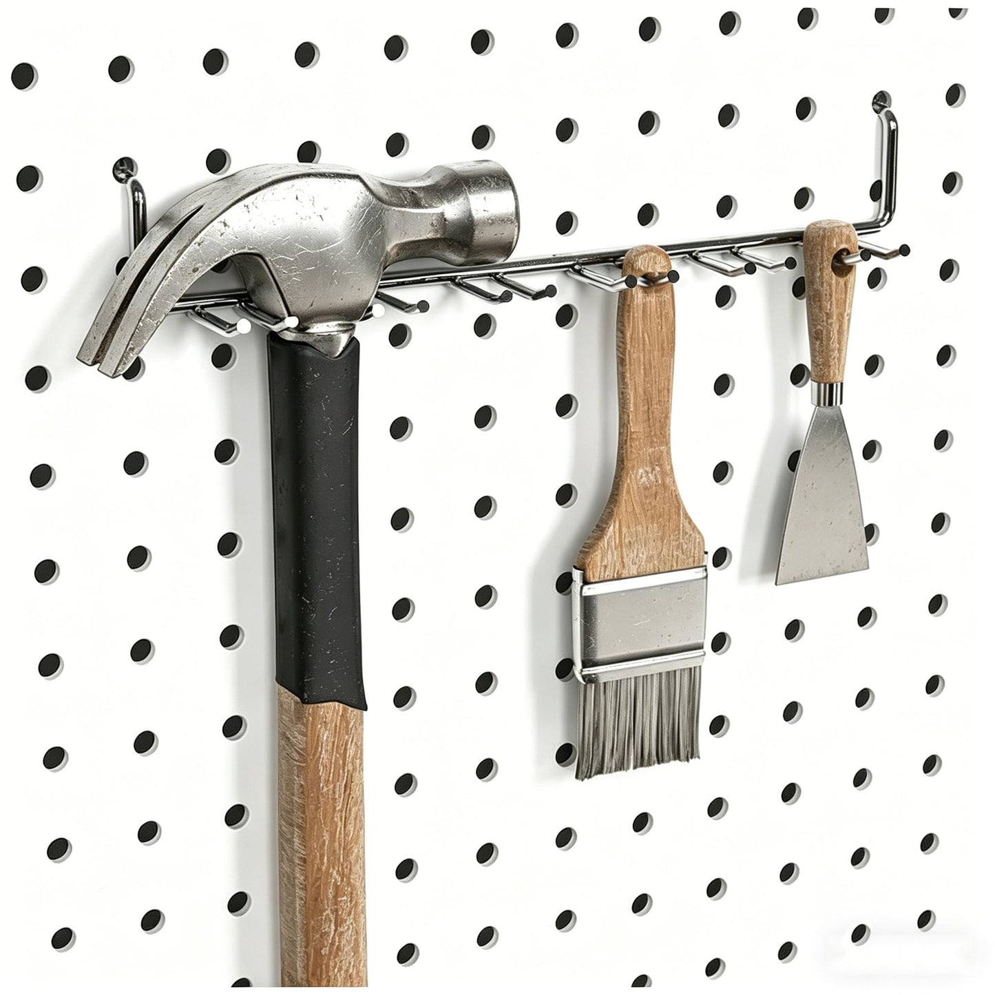 FRIMOONY Pegboard Hooks Assortment with Pegboard Bins, Peg Locks, for Organizing Various Tools, 80 Piece