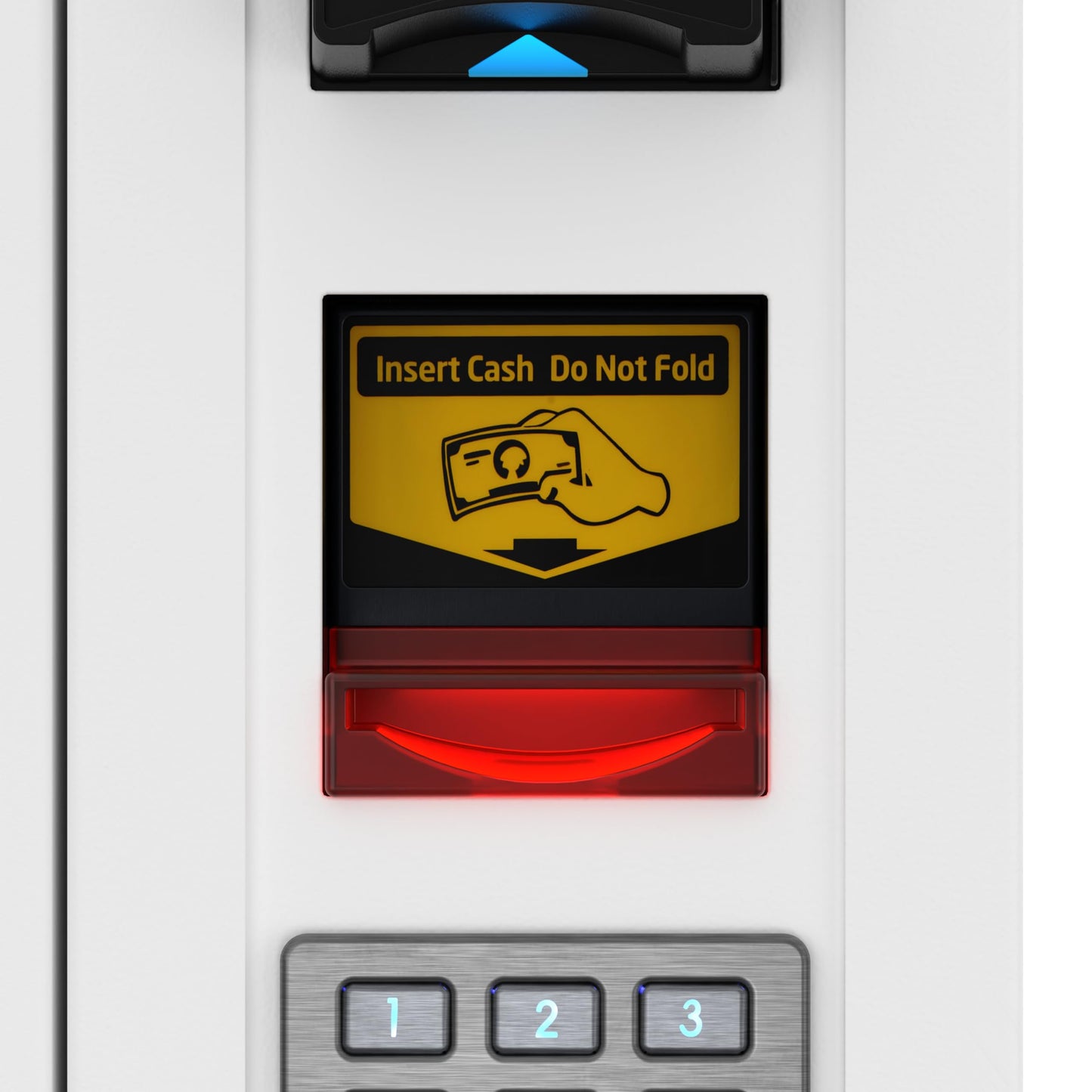 KoolMore 45 in. Commercial Freezer Ice Cream Vending Machine with 44 Slots, Ample 49 in. Touch Display, Bill Acceptor and Credit Card Reader in White