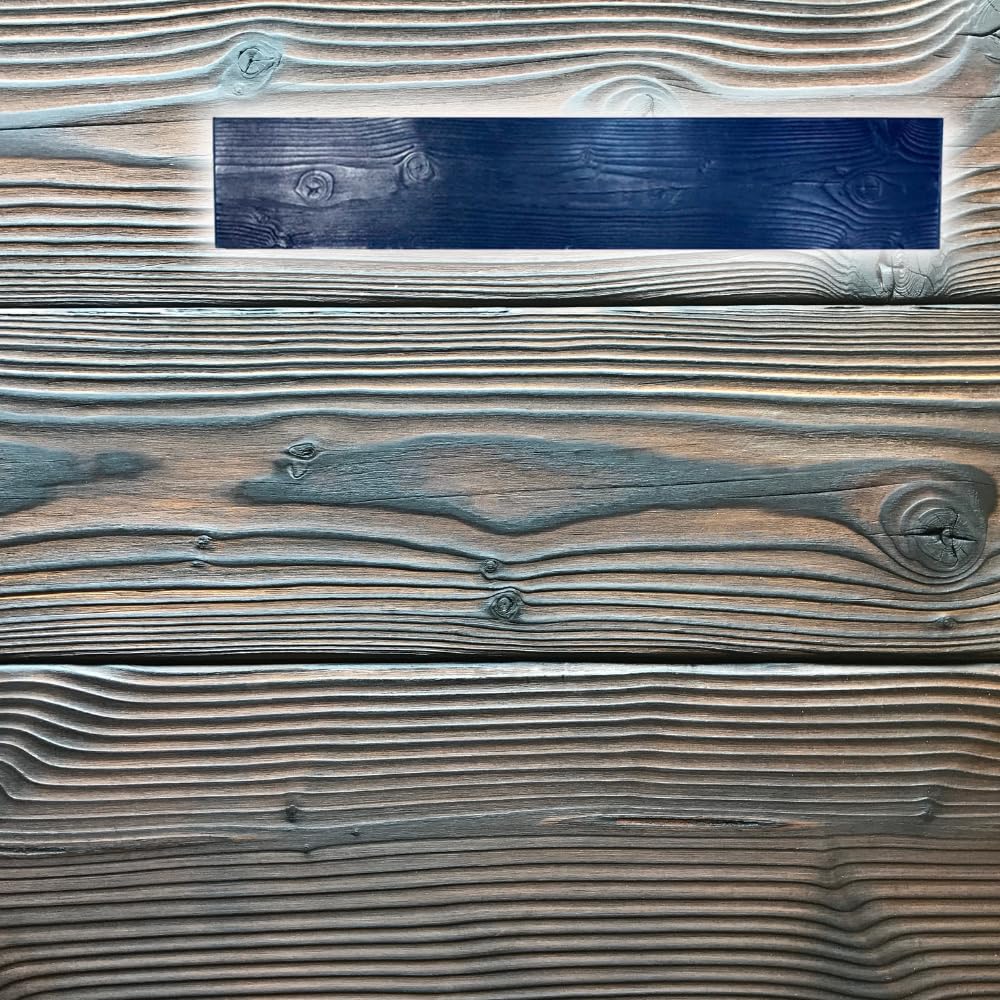 9" Natural Wood Concrete Stamps Mat - (48"x9"x3) Durable Polyurethane Rigid Stamp for Driveways, Walkways and Patios SM 5000/3