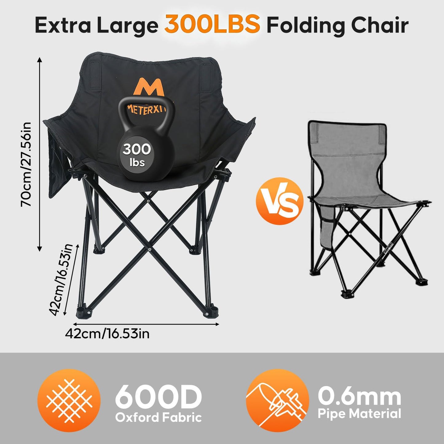 M METERXITY Portable Sauna for Home, Thickened 600D Steam Sauna Tent, Home Sauna Box with 3L 1500w Steamer, 9 Levels Heat, Folding Chair, Remote Control