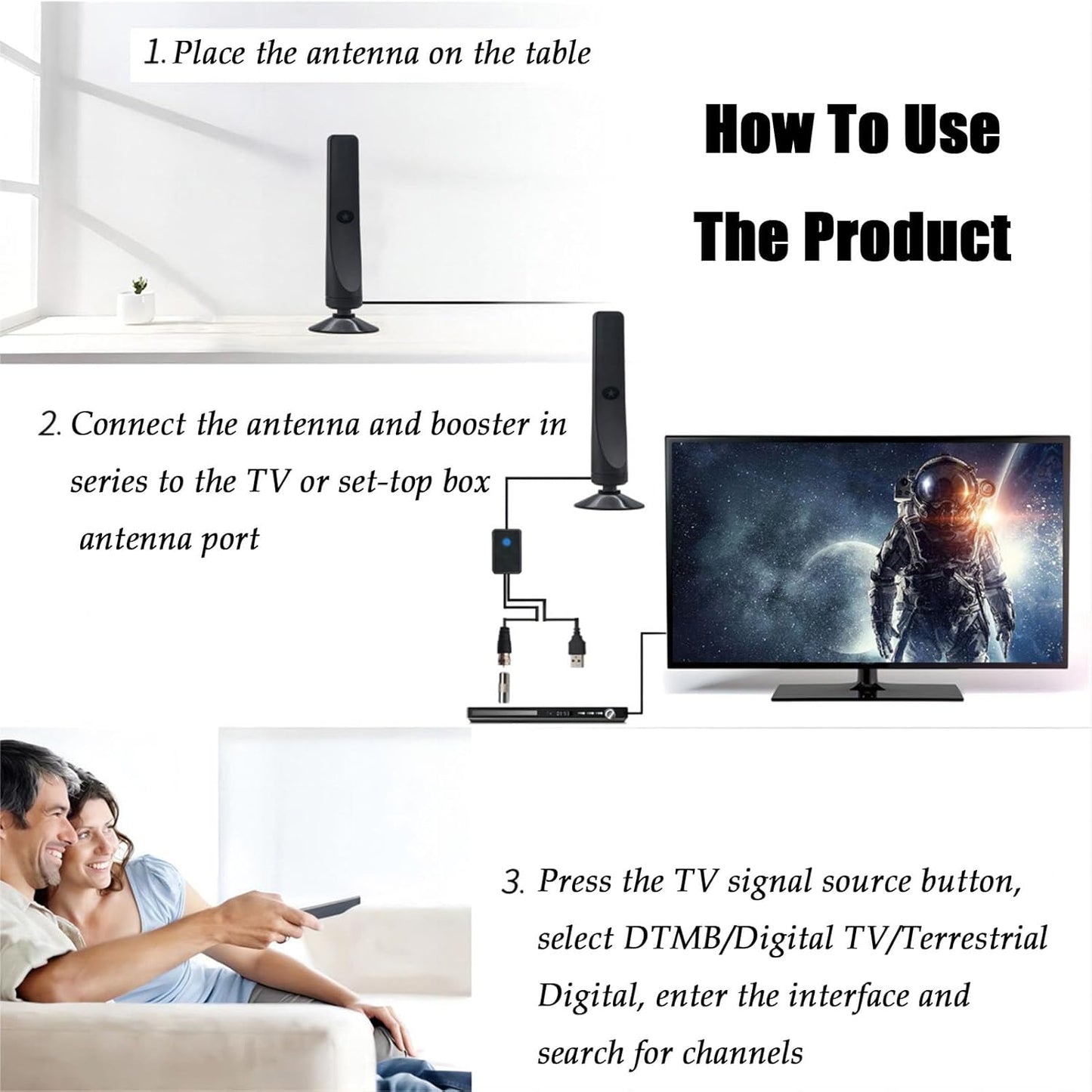 Generic 2025 Wave Max TV Antenna