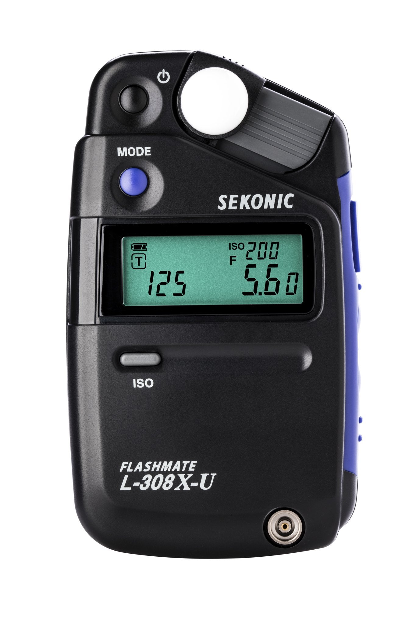 Sekonic L-308X-U Flashmate Light Meter, Compact Digital Incident & Reflected Exposure Meter with Photo, Cine & HD Cine Modes, LCD Auto Backlight, Illuminance Measurement, Pocket-Sized Design