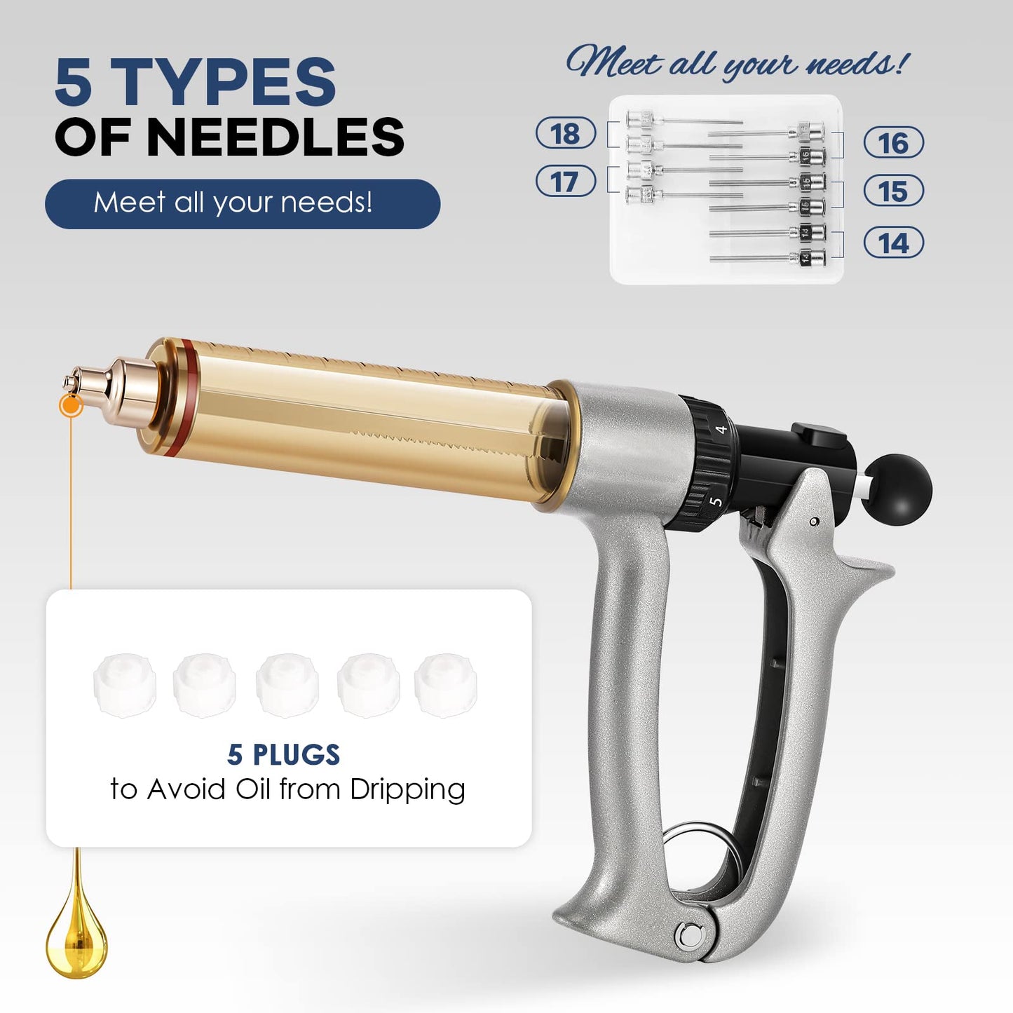Cartridge Filling Gun, Cartridge Filler, Filler Cartridge Filling Machine 50ML（110V）