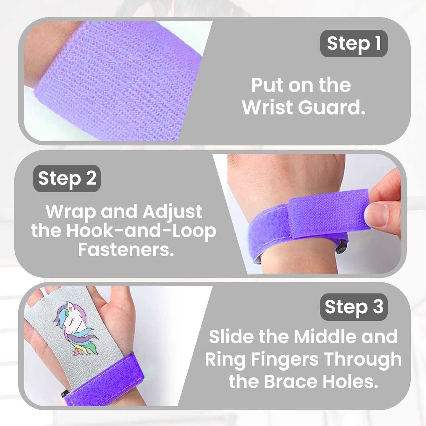 BRAMASOLE Gymnastics Hand Grips Wristbands Sets 1 Pair for Girls Youth Kids, Gymnastic Bar Palm Protection & Wrist Support, Premium Accessory for Workout Exercise Sports (Pony, Medium)