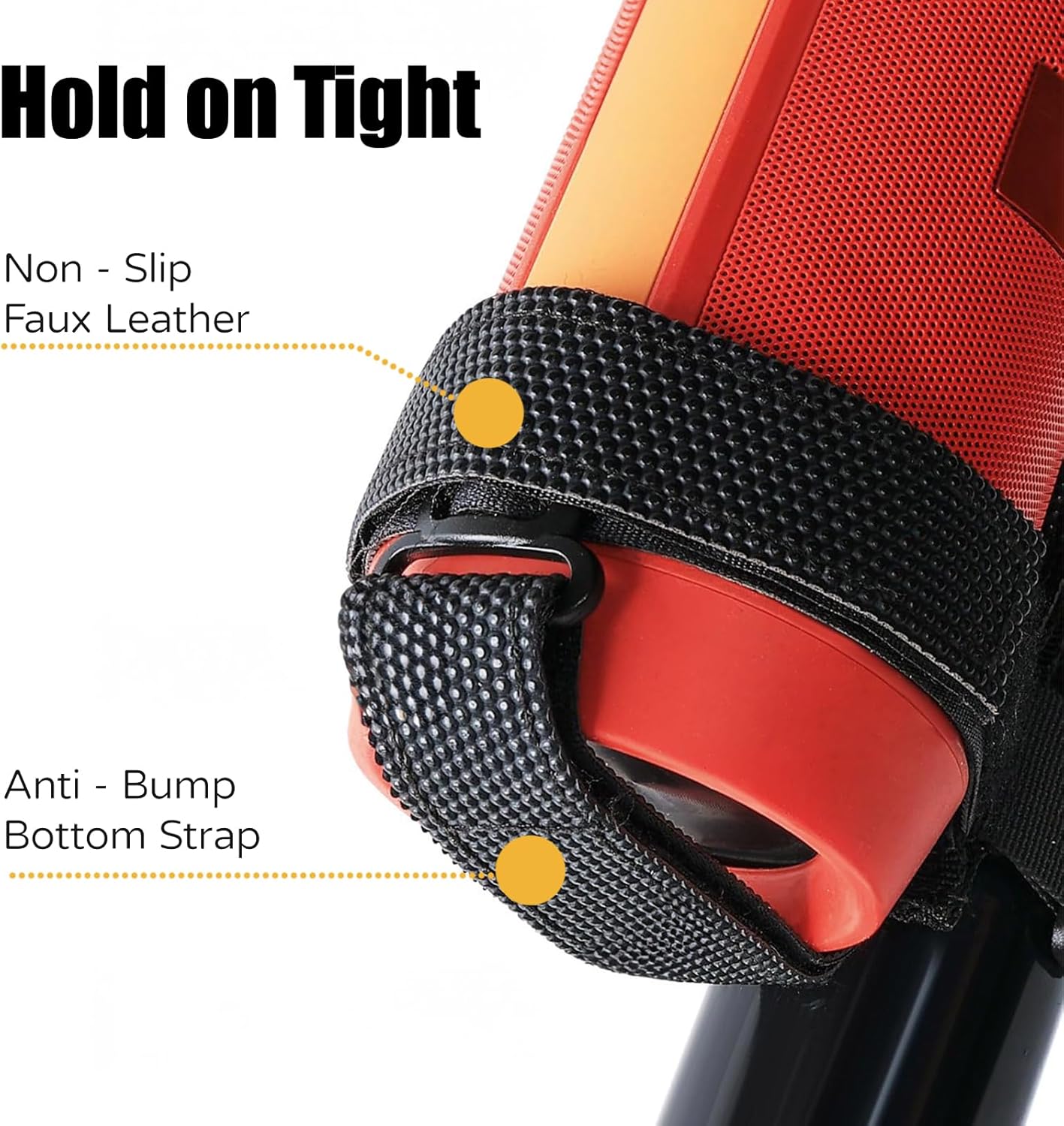 Yxflz Portable Speaker Mount - Adjustable Speaker Strap Compatible with Flip Charge Series, Waterproof Bluetooth