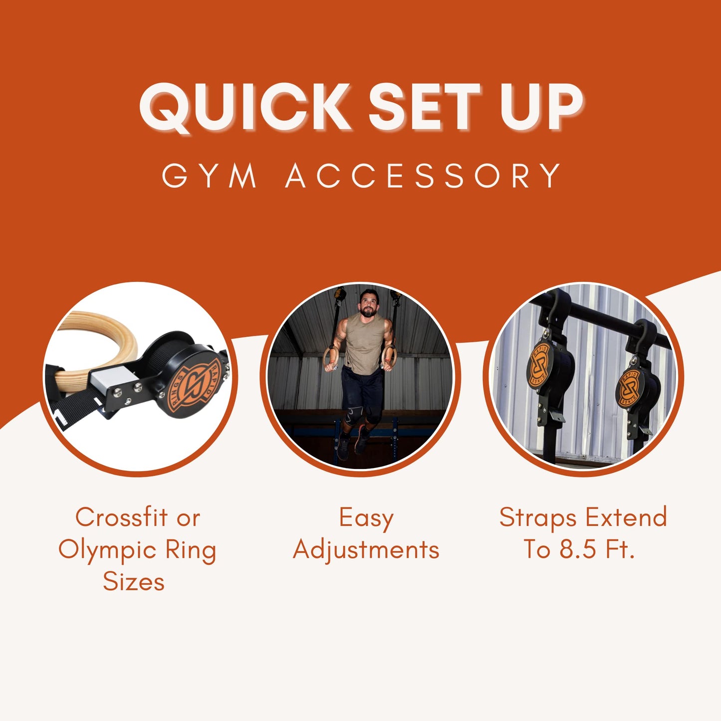 Rapid Rings – Portable Gymnastic Rings for Strength, Stability, and Skill Training Anywhere