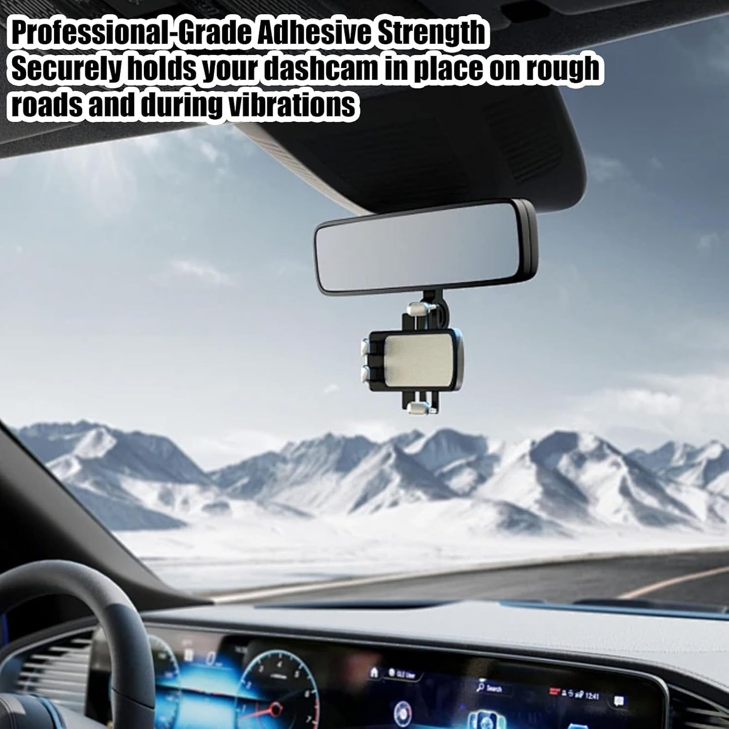 AHQiZFX 70mm/2.73" 6PCS Universal Sticky Gel Mounting Tape Replacement for Suction Cup, Double Sided Sticky Pads