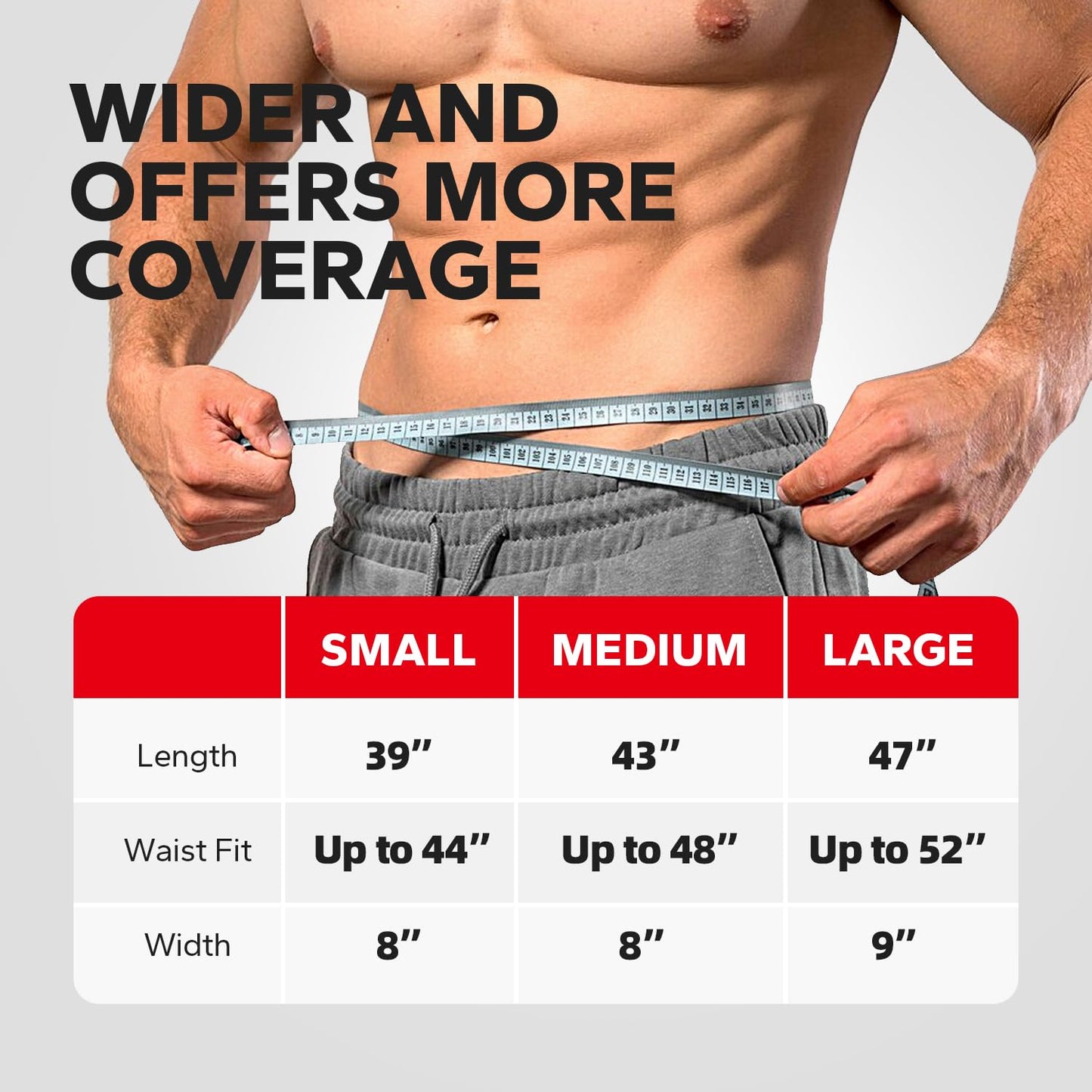 BraceBull Waist Trimmer for Women and Men, Strong Core Waist Trainers for Women Belly Fat, Adjustable Sweat Band for Stomach Weight Loss for High-Intensity Training & Workouts Black