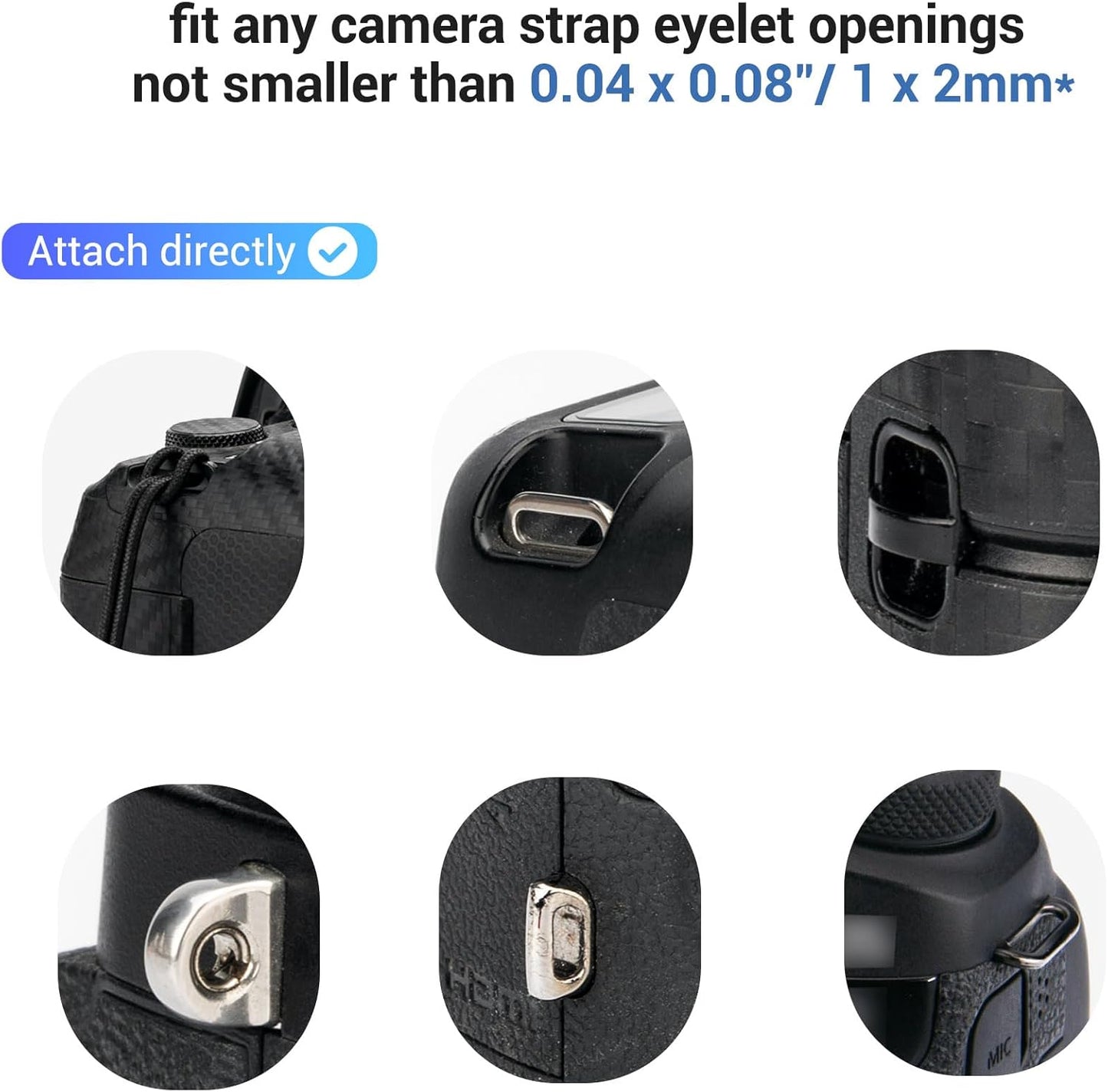 Quick Release Neck Strap for Mirrorless & Compact Cameras - Comfortable & Durable