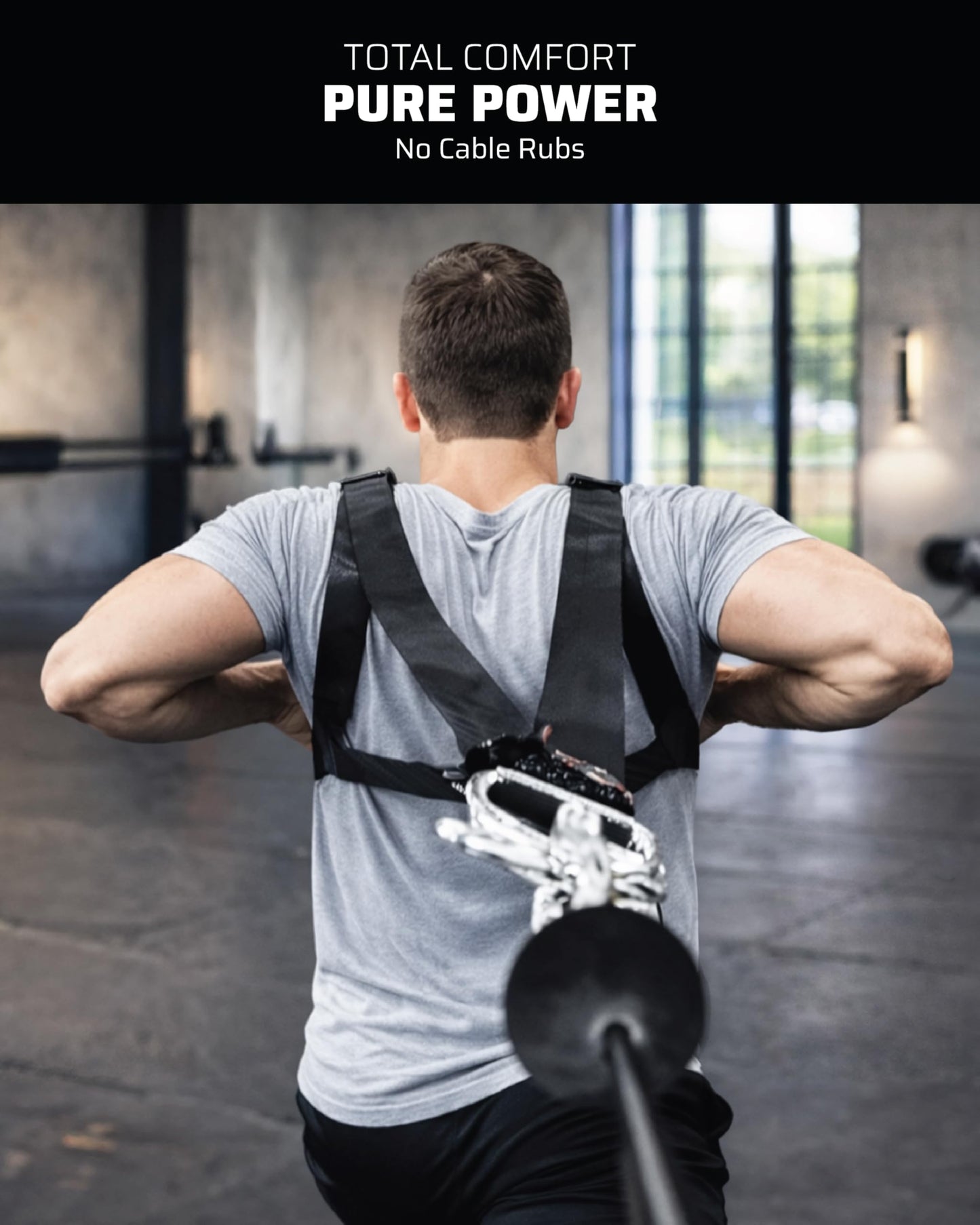 THEFITGUY Power Push Handles | Natural Cable Chest Press | No Cable Rubs | Horizontal & Vertical Grip | Full Range of Motion | for Pulleys, Smart Gyms & Home Gyms