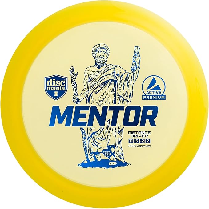 Discmania Disc Golf Starter Kit (4 Pack) | Active Premium Beginner Disc Golf Set | Sensei, Maestro, Rockstar & Mentor | Premium Plastic, Easy to Throw | Ideal Gift for New Players (Colors May Vary)