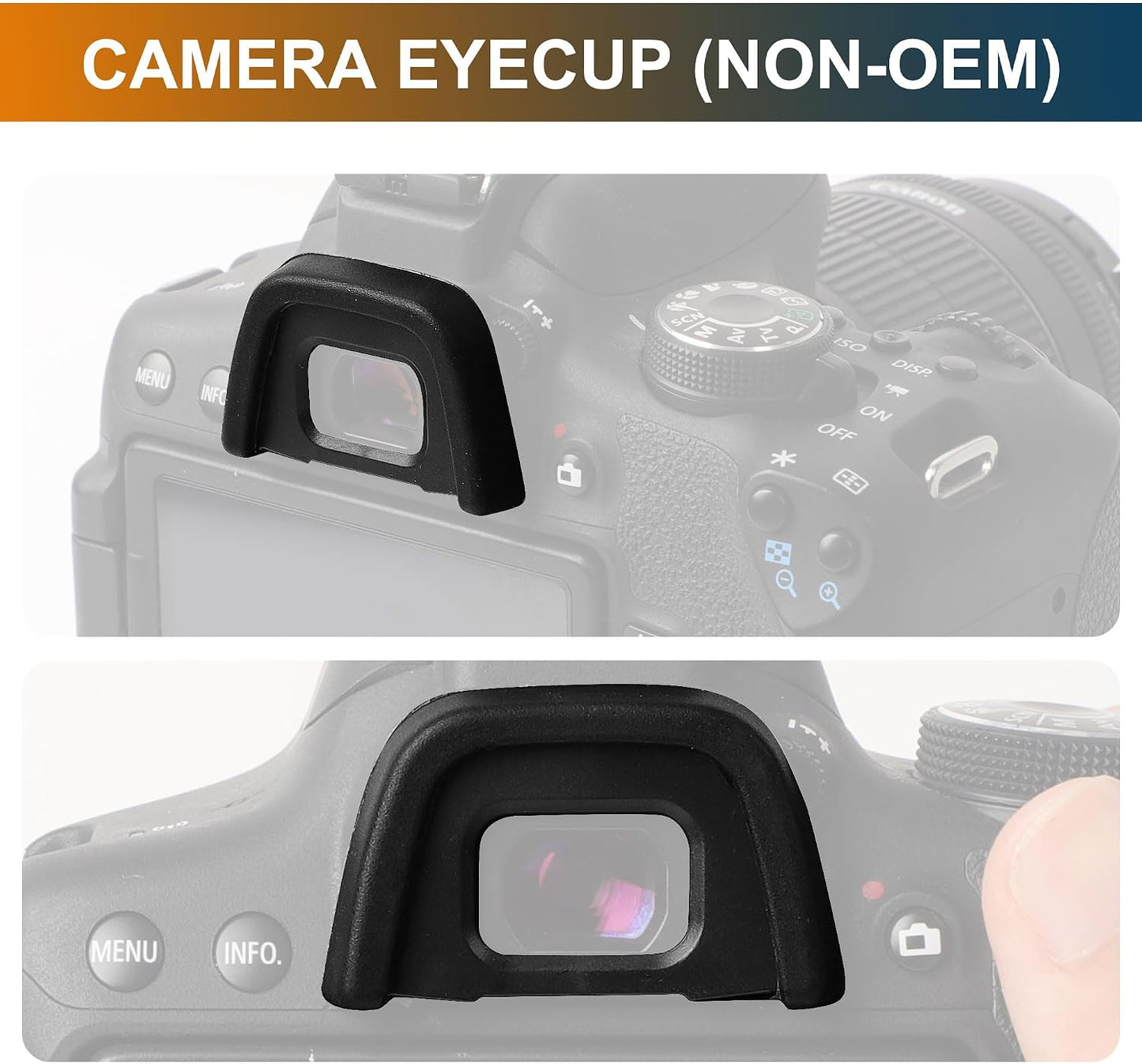 5 DK-23 D300S D300 D500 D7100 uxcell Camera Eyecup Eyepiece, Pcs Cameras Rubber Eye Cup Viewfinder Protector for Nikon