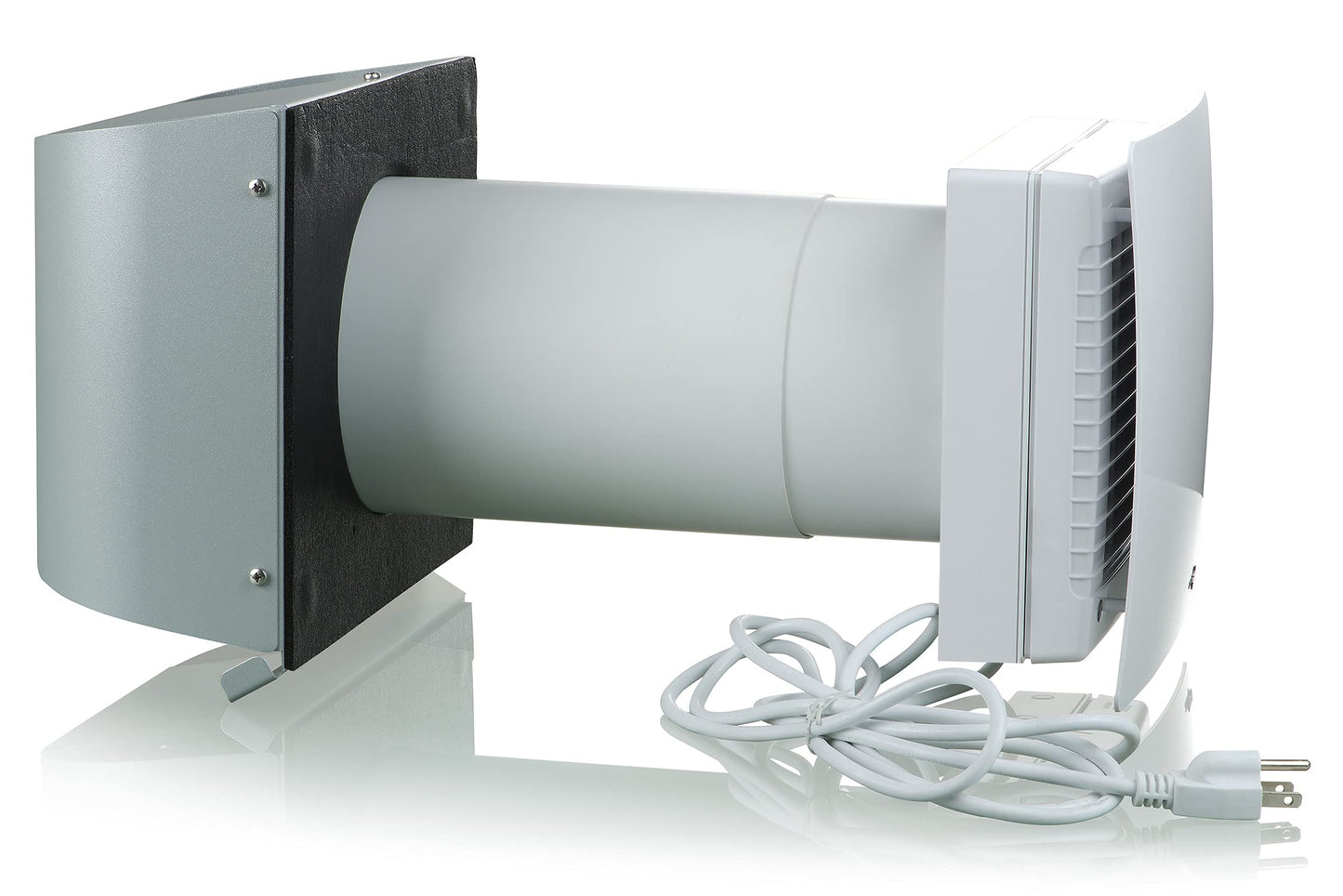 VENTS-US TwinFresh Comfo RB1-50-2 - Ductless ERV Through-the-Wall Single Room Ventilation Fan, 30 CFM, Energy Recovery Ventilator with Remote Control and Humidity Sensor