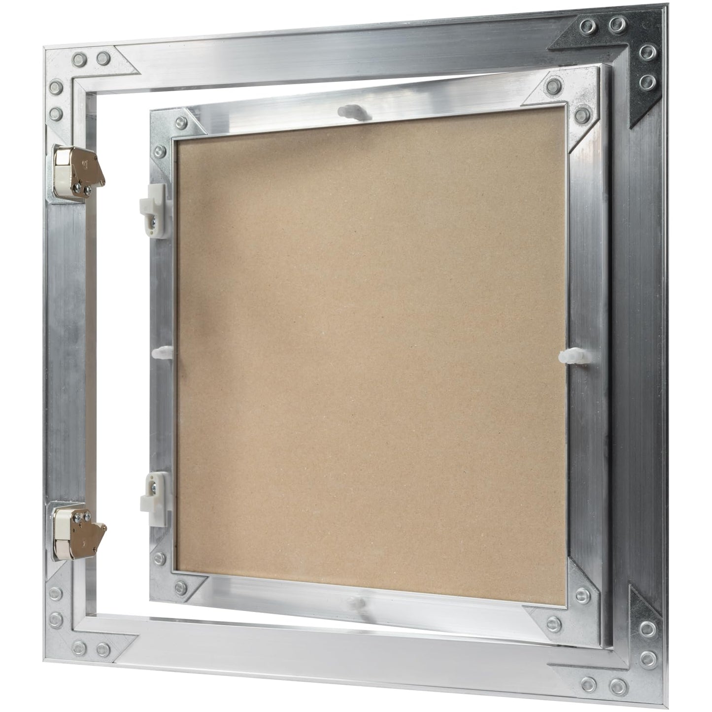 ECOPRO VENT 12" x 12" Waterproof Drywall Access Panel, Tileable and Paintable Ceiling and Wall Access Panel for Drywall, Wire Cover for Wall Covering Panels, Push to Open, Flush-Mount Wall Hole Cover