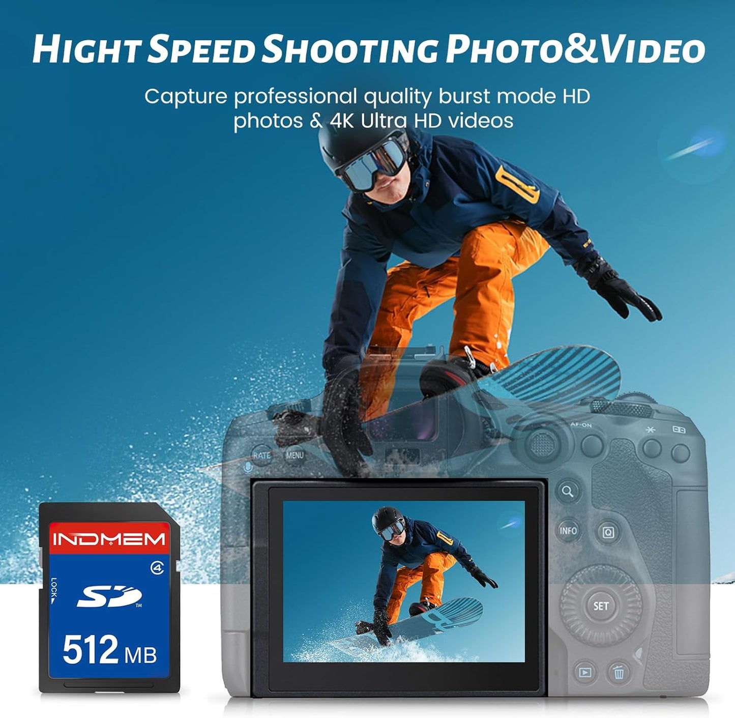 elecacc 512MB (2 Pack), 4 MLC 512MB(2pc) SD Card Class Flash Memory Cards Stanard Secure Digital Cards