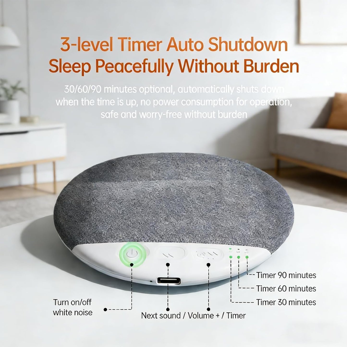Generic Bluetooth Pillow Speaker for Sleeping, Bluetooth Sleep Pillow Speaker with White Noise Timer Wireless Sleep Aid