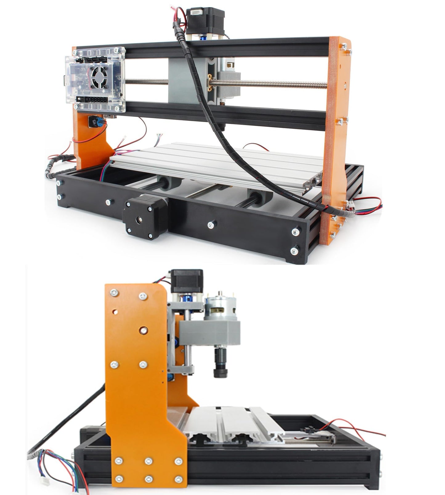 CNCTOPBAOS Upgraded 3018-PRO CNC Router Engraving Machine 300x180x45mm with Limit Switches,E-Stop,10000rpm Spindle for Wood Acrylic PCB Aluminum Desktop DIY Mini GRBL Control 3 Axis Milling Machine