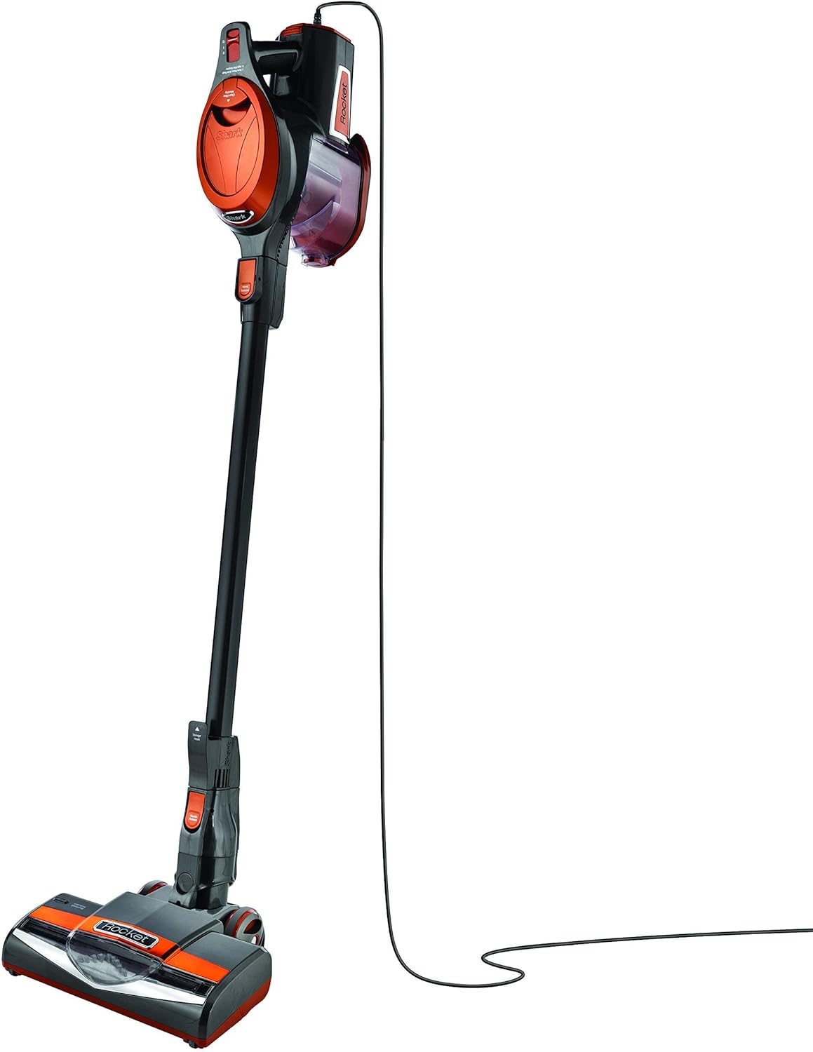 Shark Rocket HV302 Ultra-Light Corded Vacuum - Versatile Carpet & Hard Floor Cleaning, Orange (Renewed)