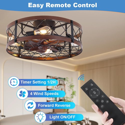 Caged Ceiling Light Remote Control