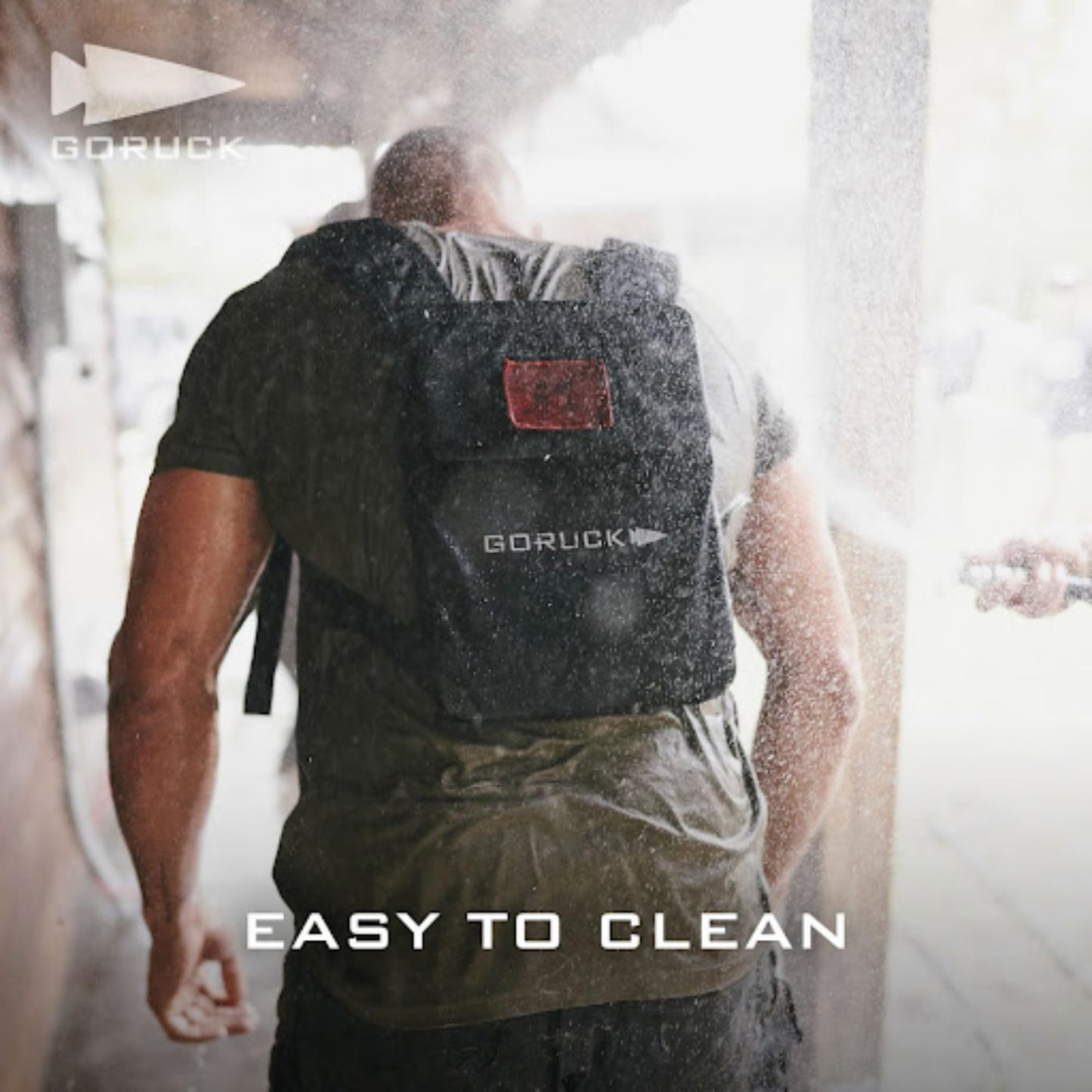 GORUCK Ruck Plate Carrier 3.0 - Streamlined Weighted Rucking Backpack w/Ergonomic Back Support & Extra Padded Straps - Compatible Ruck Plates, Black