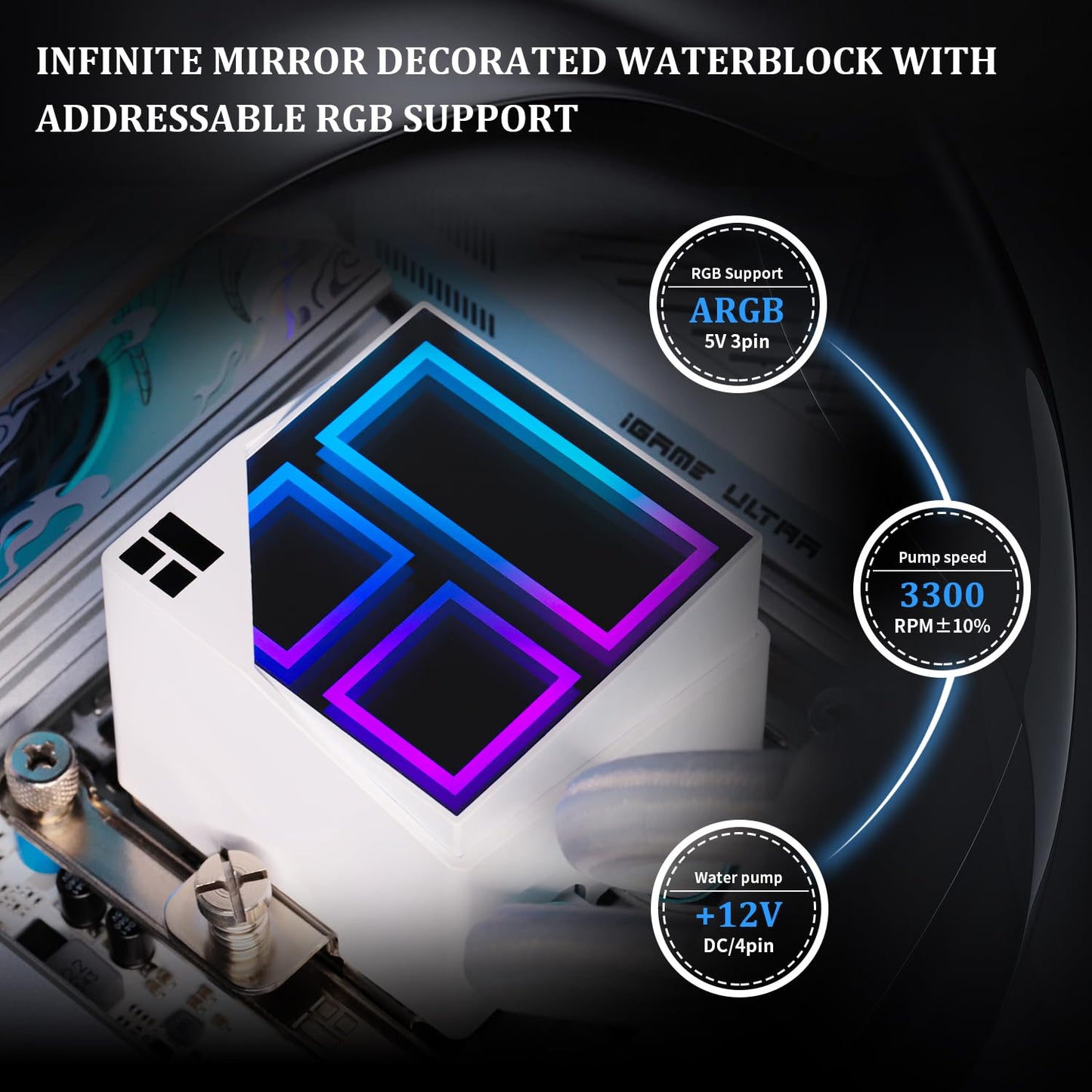 Frozen 240 Cooler,240 TL-M12W AMD/AM4/AM5,Intel LGA1851/1700/1150/1151/2011 Thermalright Infinity White CPU Water Aio