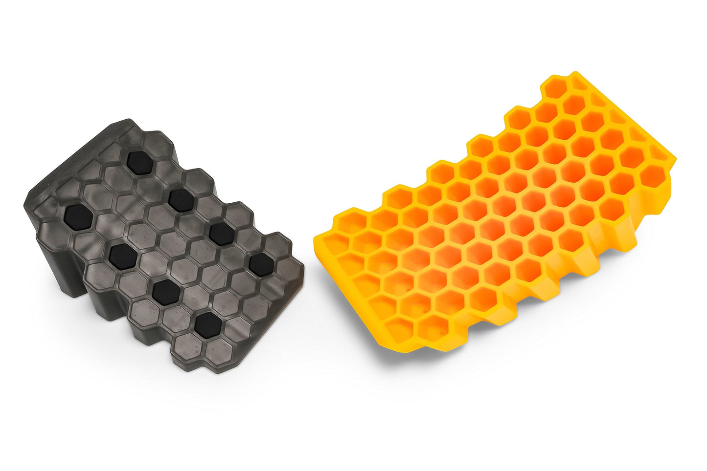 Camco Curved Camper/RV Leveler & Wheel Chock - Features Heavy Duty Honeycomb Design & Includes Non-Slip Rubber Grippers on Wheel Chock - Compatible w/Trailers Up to 30,000 lbs - 1-Pack (44423)