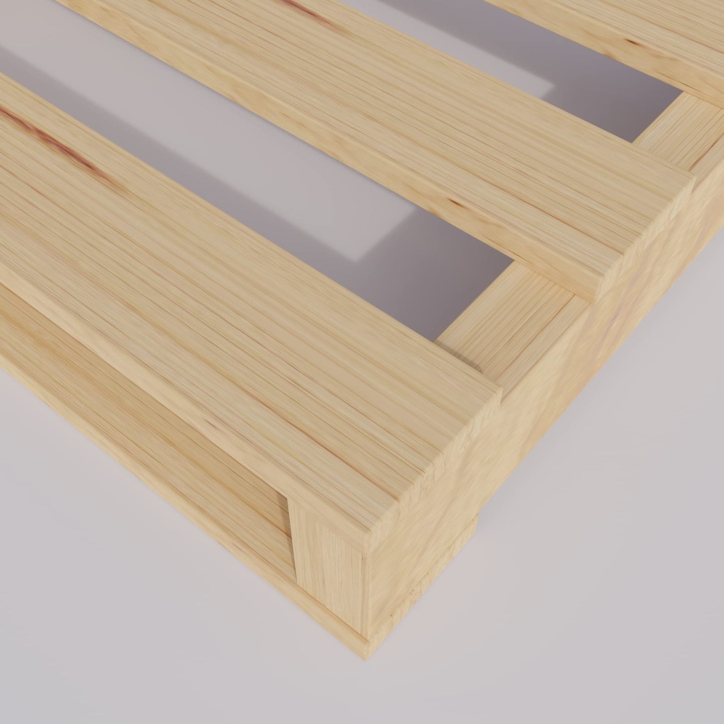 Treaton, Heavy-Duty 2-Way Entry Wooden Pallet – 38x36x5”, Industrial-Grade Hardwood Shipping Pallet, Durable, Reusable, Stackable, Easy to Handle, Commercial Use as a Floor-Pallet, 2 Pack