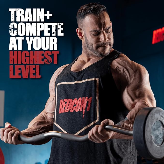 REDCON1 Total War Pre Workout - Beta Alanine + Citrulline Malate Keto Friendly Preworkout for Men & Women with 320mg of Caffeine - Fast Acting -Blue Lemonade (30 Servings)