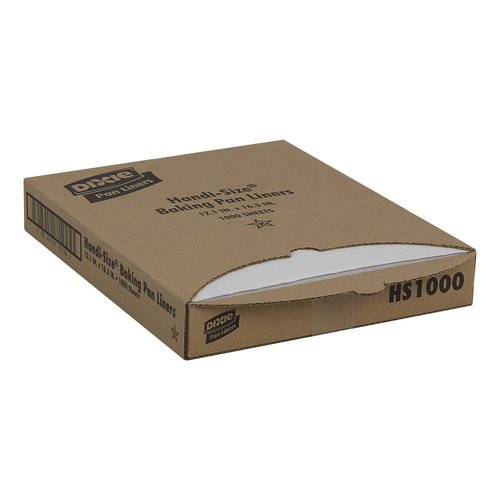 Dixie Grease-Proof Non-Stick Pan Liner by GP PRO (GEORGIA-PACIFIC), White, HS1000, 16.38'' Length x 12.19" Width, (Case of 1,000)