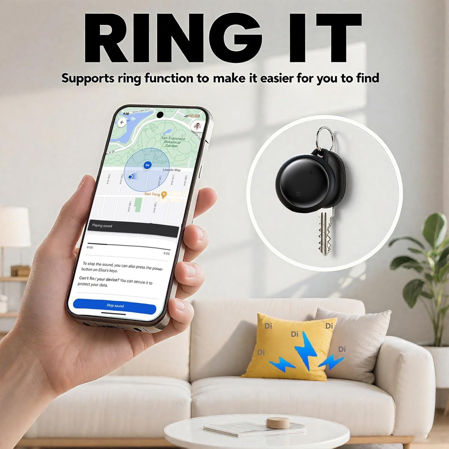Syslytic 365-Day Cat Tracker with Collar (Android Only), GPS Tracker for Cats - No Monthly Fee | Waterproof | Real-Time
